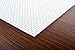 J&C LIFE Non-Slip Woven Fabric Placemats | Extra Durable, Reversible, Easy To Clean Placemats for Dining Room Tables (Set of 4 Table Mats), White