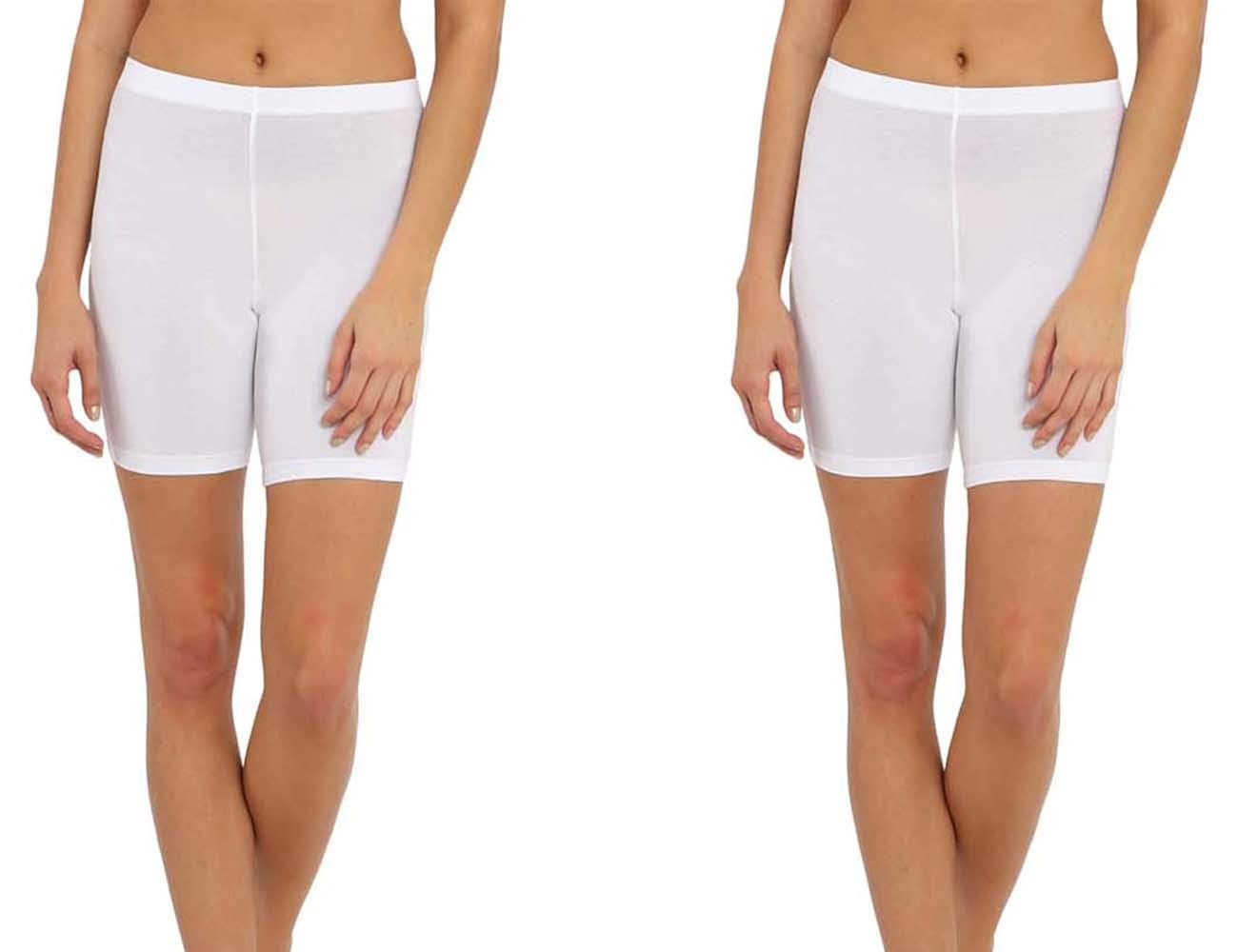 Girls White Lycra Shorts Top Sellers 