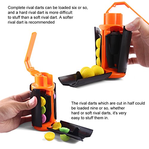 Goshfun CS Grenade, 4Pcs Tactical Grenade Soft Foam Bullets Refill Darts Water Bullet Bomb for Nerf Rival CS Battle Game