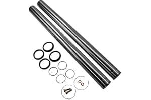 MOTO IRON Fork Tubes Stock Length Chrome 49mm for FXD/FXDWG Dyna Wide Glide