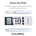 ChoiceMMed Portable TENS Unit - Electronic Pulse Massager - Muscle Stimulator Machine for Women and Men - EMS Electrotherapy Muscle Stimulator - 4 Pads - Electronic Pulse Stimulator