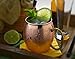 Estilo Handcrafted Solid Copper Moscow Mule Mugs, 20-ounce - Set of 2