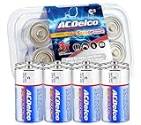 ACDelco 8-Count C Batteries, Maximum Power Super