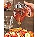 Honey Syrup Jar Dispenser Holds 1 Cup Glass Container Kitchen Storage w/ Stand