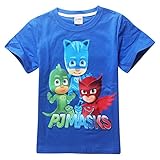 Generic Kids Boys  PJ Masks T-shirt Girls Summer Tee Shirt Birthday