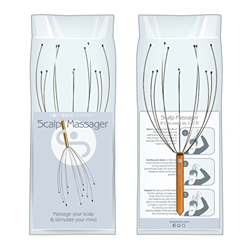 Body Back Company's Scalp Massager Gold Health & Household, Wellness & Relaxation, Massage Tools & Equipment, Massage Tools, Scalp Massagers
