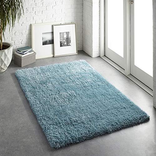 Rugs Direct Origin Chicago Duck Egg Rug, Polyester, 140 x 200