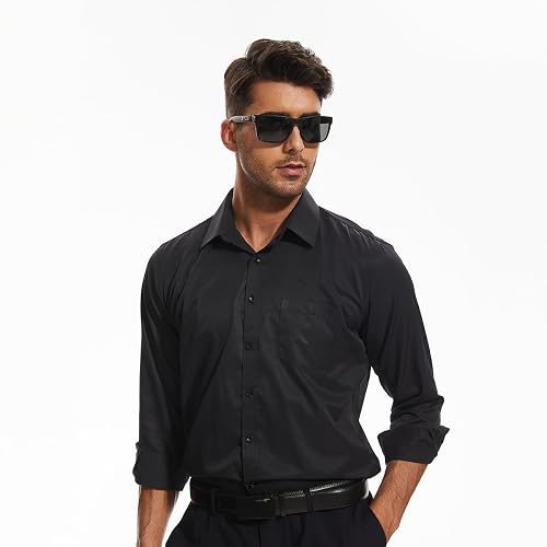 BNUS Polarized Sunglasses For Men – Corning Glass Lenses, UV Protection, Spring Hinges