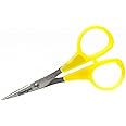 Omnigrid 4-Inch, Ultra Sharp Point, Stainless Steel, 1 Count Needlecraft Scissors, Оnе Расk, Yellow