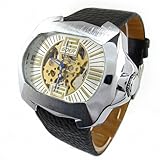 Youyoupifa Black And Elliptic Stainless Steel Strap Men's Watch
