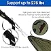 Yes4All Single Lightweight Camping Hammock with Strap & Carry Bag – Nylon Parachute Hammock / Lightweight Portable Hammock for Camping, Hiking (Camouflage)