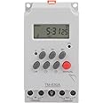 TM630A 12V DC Mini LCD Digital Microcomputer Control Power Timer Switch for Advertisement Light Box/Street Lamp/Oven/Broadcasting Equipment(DC 12V)