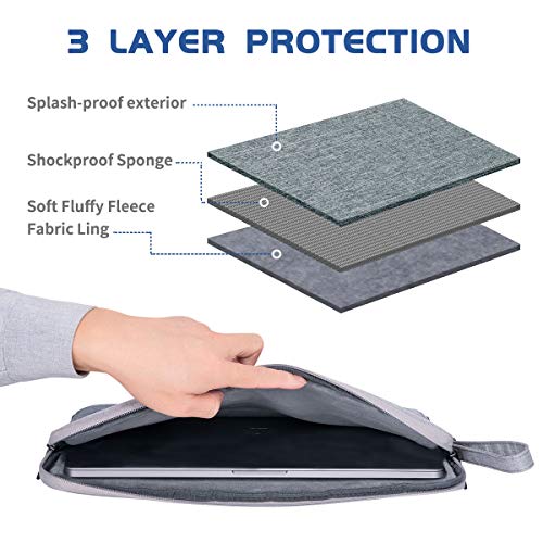 image for EASYFUN Laptop Sleeve, Laptop Protective Case Handbag Tablet Bags Wate