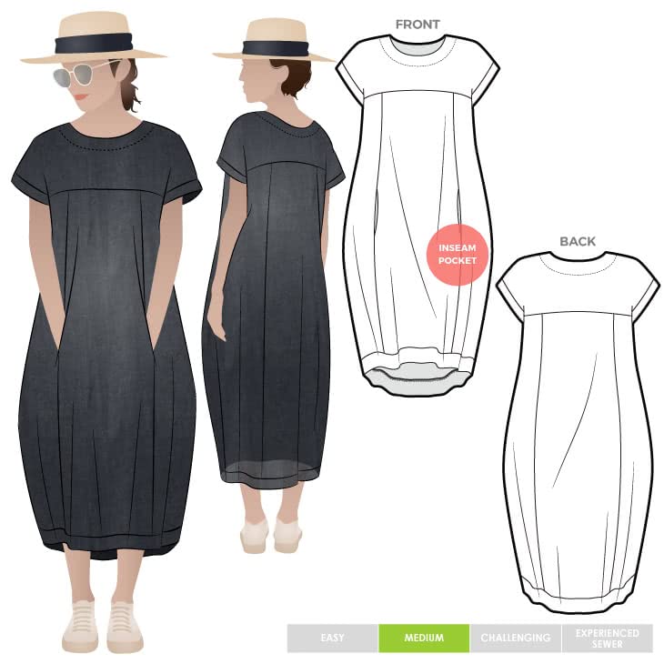 Photo 1 of Style Arc Sewing Pattern - Sydney Designer Dress (Sizes 18-30)