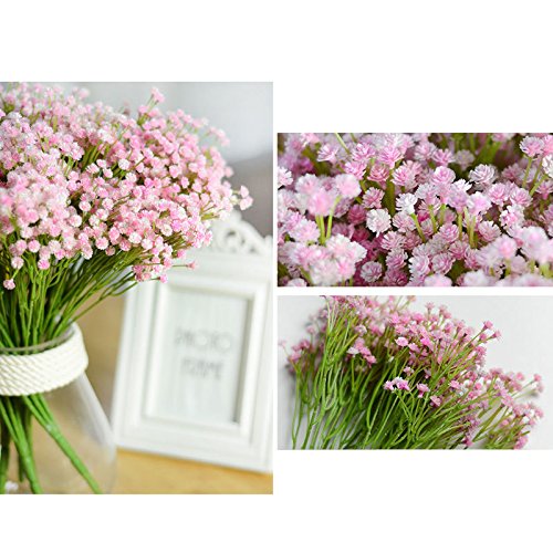 Adsro 7 Fork Artificial Flower Bouquet Simulate Flower Baby