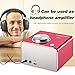 Nobsound Tone 100W (50Wx2) Multifunctional Bluetooth Hi-Fi Power Audio Amp, Wireless Headphone Amplifier, Sound Level, USB, AUX, RCA, Home Stereo Speaker System (Red)thumb 2
