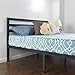 ZINUS 14 Inch Luis Quick Lock Metal Platform Bed Frame with Headboard Mattress Foundation, No Box Spring Needed, Full, Black