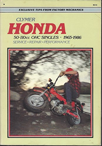 [D0wnl0ad] Honda 50-110cc Ohc Singles: 1965-1986 Service, Repair, Maintenance<br />EPUB