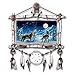 The Bradford Exchange Cynthie Fisher Wolf Art Dreamcatcher Wall Plaque Lights Up and Glows in The Dark