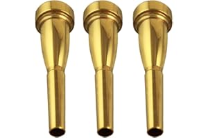 ACCOCO 3C/5C/7C Trumpet Mouthpiece, Copper Material Trumpet Accessories Parts(3 Pack)