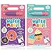 Water Magic (2Pack - Cupcake and Donut) - Patented Gourmet Scented Reusable Water Reveal Activity Pads - No Mess, All Fun by Scentco