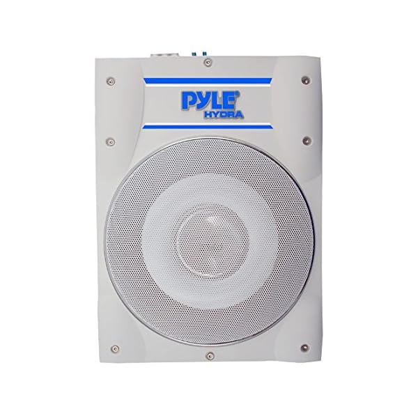 Pyle-8-Inch-Low-Profile-Super-Slim-Active-Amplified-MarineWaterproof-Subwoofer-System