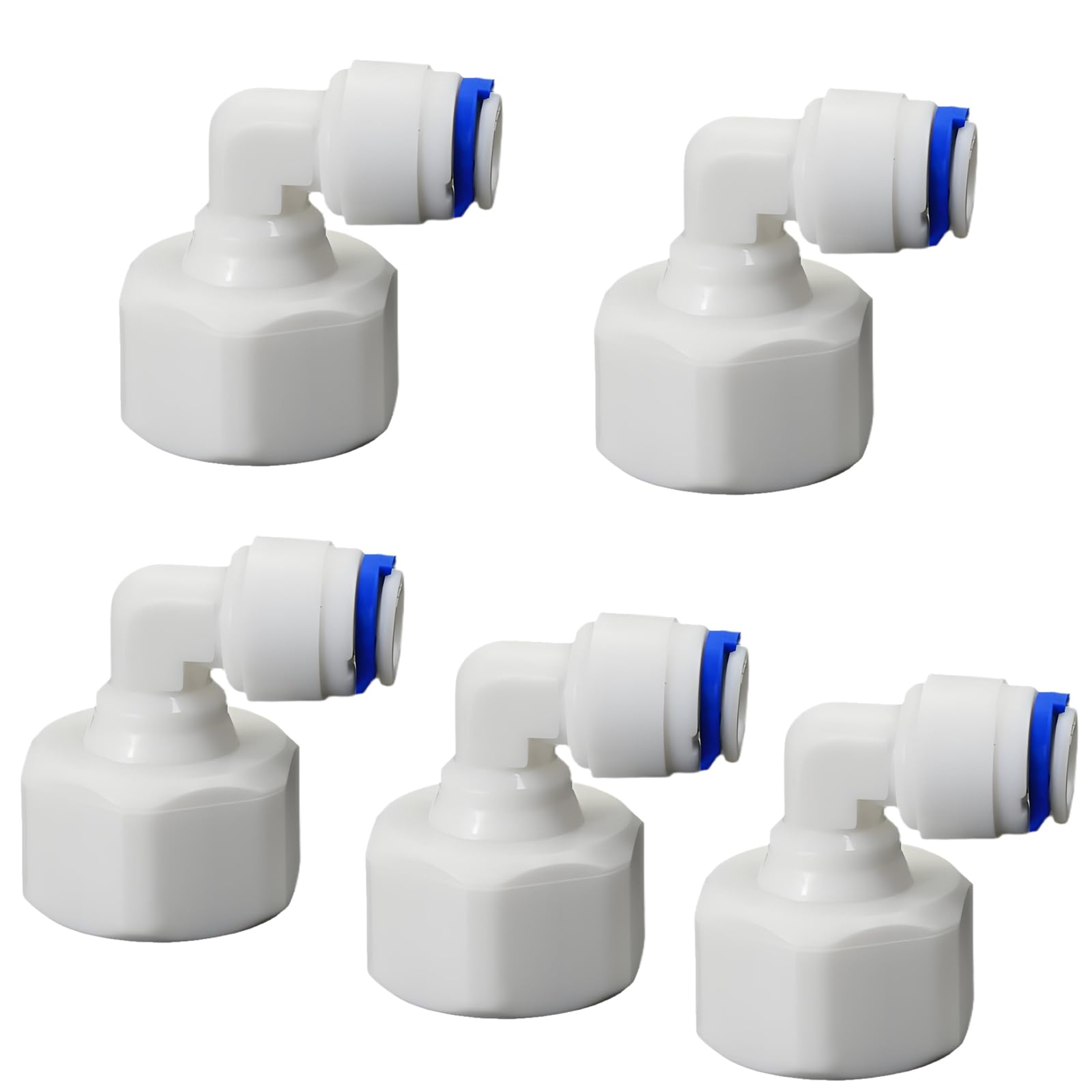1/2" Female Thread Elbow x 1/4" PE Hose OD Push-In