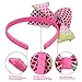 7Rainbows 10pcs Girls Unicorn Hair Bows On Headband Pineapple Hair Hoop Princess Dance Headbands.