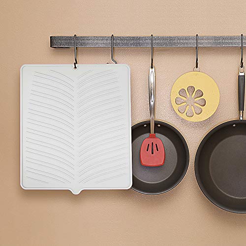 image for Silicone Dish Drying Mat, Malsipree Large 16