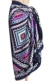 Oryer Womens Sarong Wrap Beach Pareo Swimwear Bikini Cover up Swimsuit Wrap