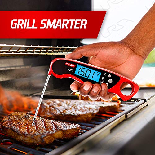 Digital Instant Read Meat Thermometer Smak Waterproof Kitchen Food