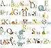 Wall Sticker Classic Animals Alphabet Baby Nursery Peel & Stick Wall Art Sticker Decals
