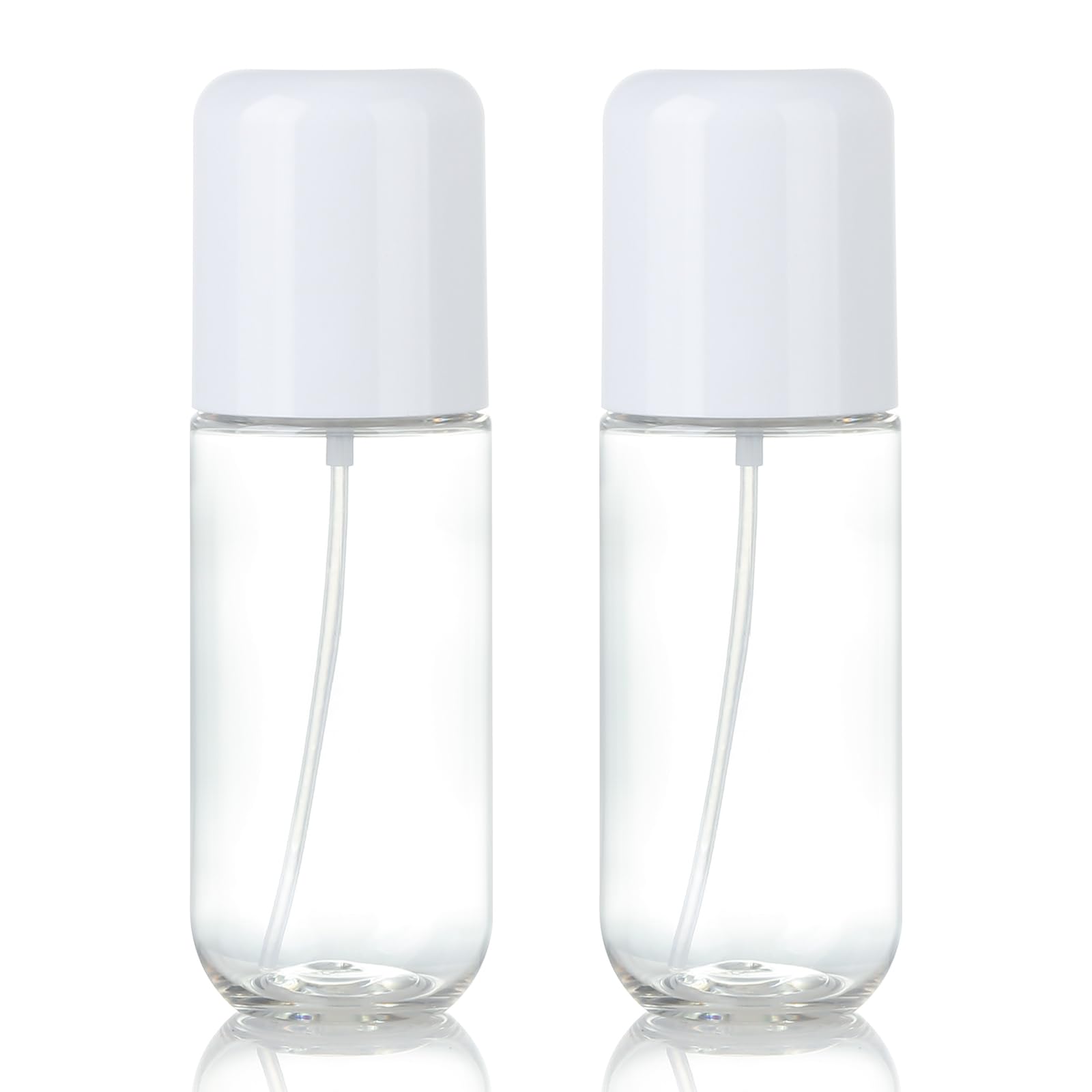 Photo 1 of Small Spray Bottle Travel Size 3.4oz/100ml Plastic Mini Bottle Set - Fine Mist Mini Empty Spray Bottles - Refillable Spray Bottles for Cleaning Solutions, Perfume, Liquid Cosmetics