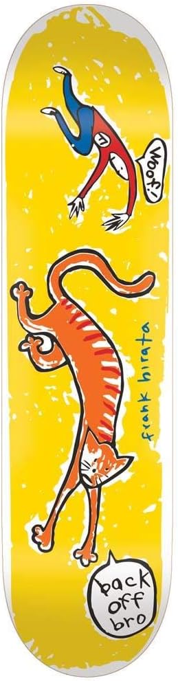 Foundation Hirata Back Off Skateboard Deck 8.25"