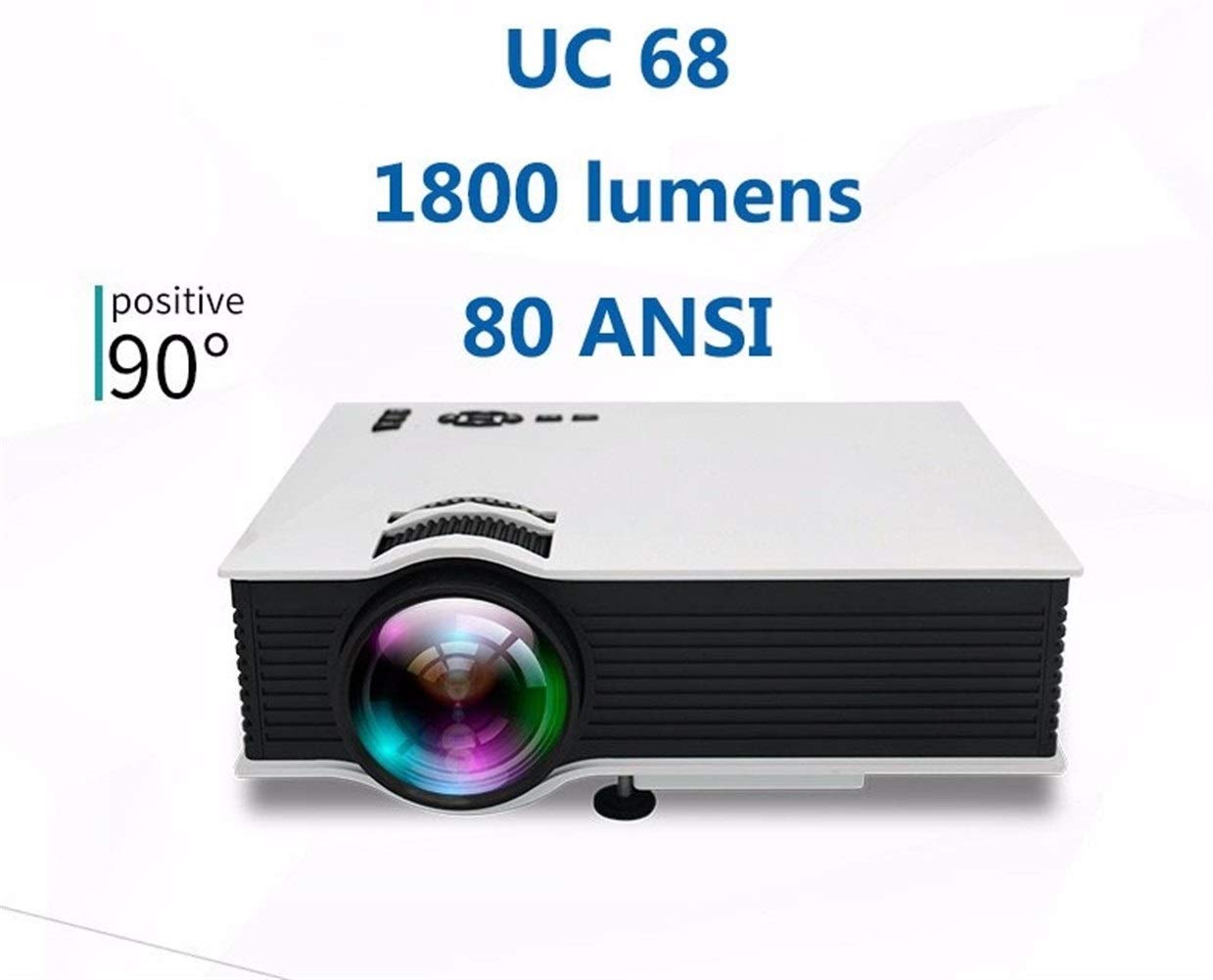 FANGLING-projectors HD Nueva actualización UC68 Multimedia Home ...