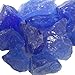 Hiland RGLASS-OB Propane Gas Firepit Fire Glass in Ocean Blue, Extreme Tempature Rating, Good for Propane or Natural Gas, 10 Pounds