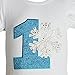 Frozen Snowflake Birthday T-Shirt w/Number Sequin Trim (Age 3)