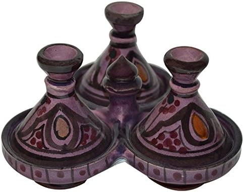 Moroccan Hand made Ceramic Serving Spices Tagine Mediterranean Serving Spices