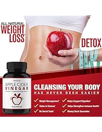 Havasu Nutrition Extra Strength - Pastillas de vinagre de manzana para pérdida de peso natural,...