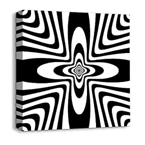 Abstract Visual Illusion Painting for Bedroom Living Room
