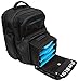 6 Pack Fitness Expedition Backpack W/ Removable Meal Management System 300 Black/Neon Blue w/ Bonus ZogoSportz Cyclone Shaker