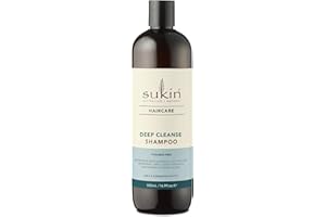 Sukin - Deep Cleanse Shampoo - Haircare Range - Instantly Refresh the Scalp - Paraben Free - 500 mL