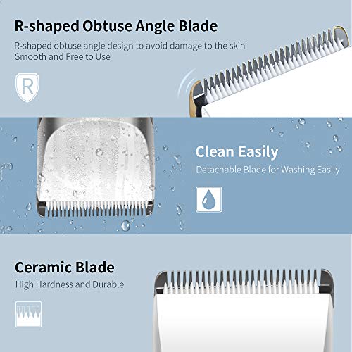 ELEHOT Hair Clippers for Men with 6 accessories Cordless Rechargeable Lithium-Ion