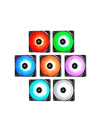 DEEPCOOL RF120 3 en 1 0.118 x 4.724 in RGB LED PWM ventiladores con ventilador Hub y extensión, compatible con ASUS Aura Sync