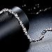 WOSTU 14K White Gold Plated 3mm Cubic Zirconia Classic Tennis Bracelet | Gold Bracelets for Women | Size 6.5-7.5 Inch