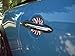British Flag Union Jack Car Door Handle Scratch Guard Protector Fits All 2 pcs