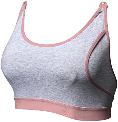 Mfreely Womens Pumping Bra for Breastfeeding with Hands Free Nursing Maternity Accessory