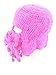 Oidon Octopus Winter Warm Knitted Wool Ski Face Mask Knit Beard Squid Beanie Hat Cap (Pink),One Size