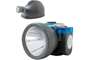 HENGJINGTR Waterproof Explosion Proof Safety Mining Headlight Rechargeable,LED Miners Head Light Flashlight Underground Head 