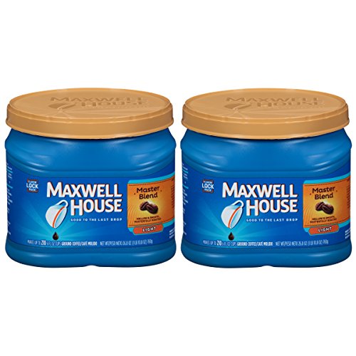 Maxwell House Master Blend Ground Coffee (26.8 oz Canisters, Pack of 2) Maxwell House Master Blend Ground Coffee (26.8 oz Canisters, Pack of 2)